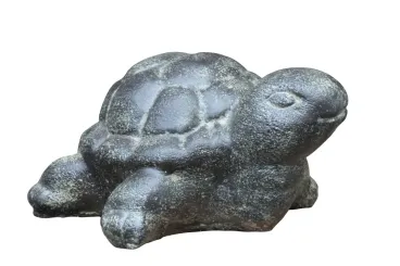 Turtle, 15 cm L | Stone carved, handcrafted & coloured 